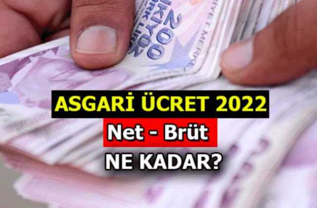 YENİ ASGARİ ÜCRET 2022 TEMMUZ